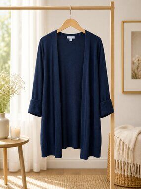 Dark Blue Stretchy Sweater